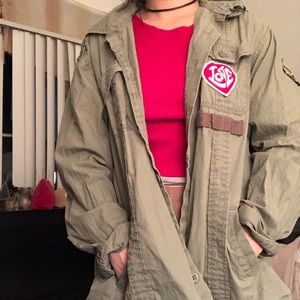 Army Jacket Navy Green